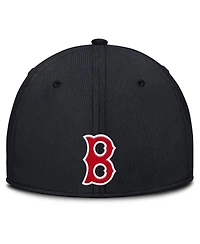 Nike Men's Gray/Navy Boston Red Sox Rise Swoosh Performance Flex Hat