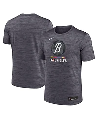 Nike Men's Black Baltimore Orioles 2025 City Connect Authentic Collection Velocity Performance T-Shirt