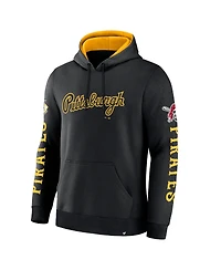 Fanatics Men's Black Pittsburgh Pirates Big City Legacy Fleece Pullover Hoodie