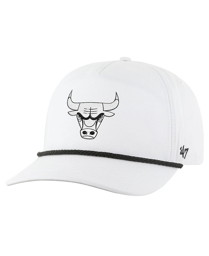 '47 Brand Men's White Chicago Bulls Rope Hitch Adjustable Hat