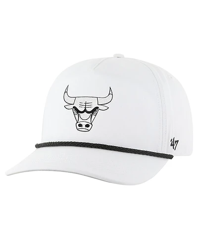 '47 Brand Men's White Chicago Bulls Rope Hitch Adjustable Hat