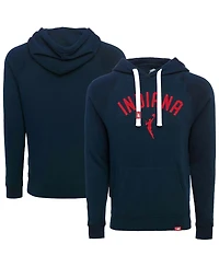 Sportiqe Men's and Women's Navy Indiana Fever Olsen Tri-Blend Pullover Hoodie
