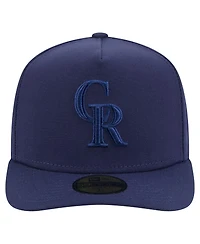 New Era Men's Navy Colorado Rockies Color Pack A-Frame 59FIFTY Fitted Hat