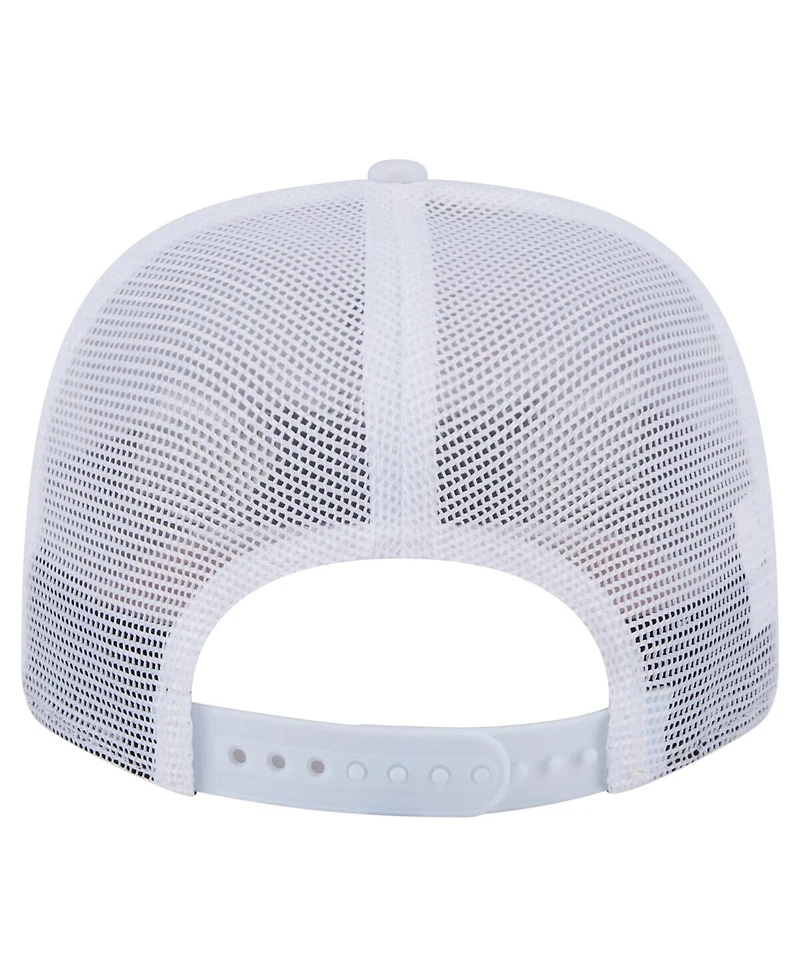 New Era Men's White New York Mets Flamingo Mesh Back 9SEVENTY Stretch-Snap Hat
