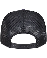 New Era Men's Black Chicago Cubs Adventure Drinks Pattern 9SEVENTY Stretch-Snap Hat