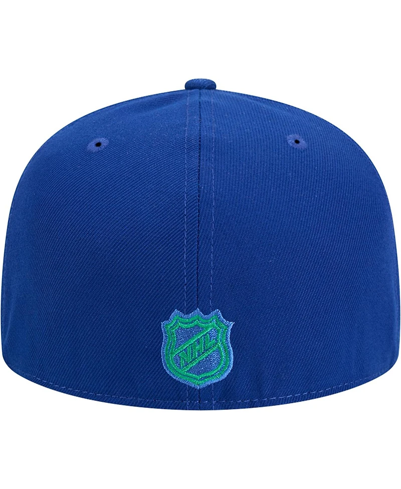 New Era Men's Blue Vancouver Canucks Core 59FIFTY Fitted Hat