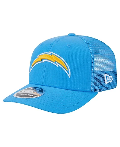 New Era Men's Powder Blue Los Angeles Chargers Main Trucker 9SEVENTY Stretch Snap Hat