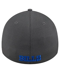 New Era Men's Graphite Buffalo Bills Main 39THIRTY Flex Hat
