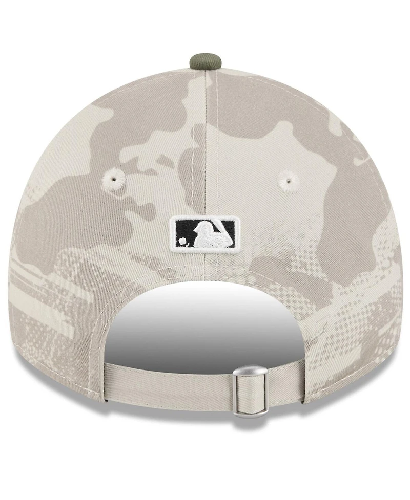 New Era Women's Light Beige/Olive St. Louis Cardinals 2025 Armed Forces Day 9TWENTY Adjustable Hat
