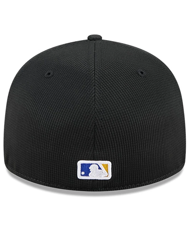 New Era Men's Black Seattle Mariners City Connect Batting Practice Low Profile 59FIFTY Fitted Hat