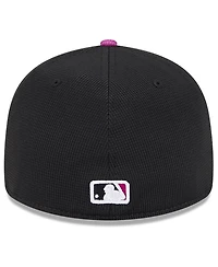 New Era Men's Charcoal/Purple York Mets City Connect Batting Practice Low Profile 59FIFTY Fitted Hat