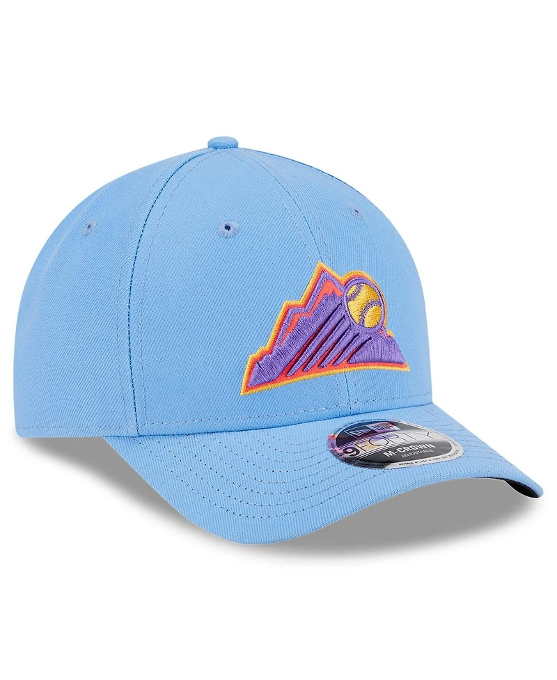 New Era Men's Light Blue Colorado Rockies 2025 City Connect 9FORTY M-Crown Adjustable Hat