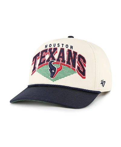 '47 Brand Men's Cream Houston Texans Pomona Rope Adjustable Hitch Hat