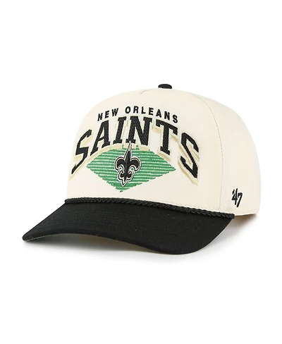 '47 Brand Men's Cream New Orleans Saints Pomona Rope Hitch Adjustable Hat