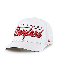 '47 Brand Men's White Maryland Terrapins Condor Hitch Brrr Adjustable Hat