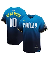 Nike Men's J.t. Realmuto Navy Philadelphia Phillies City Connect Limited Jersey