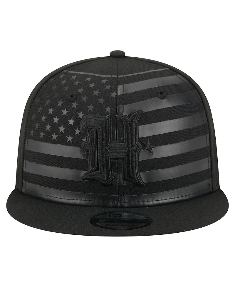 New Era Men's Black Houston Texans Independent 9FIFTY Snapback Hat