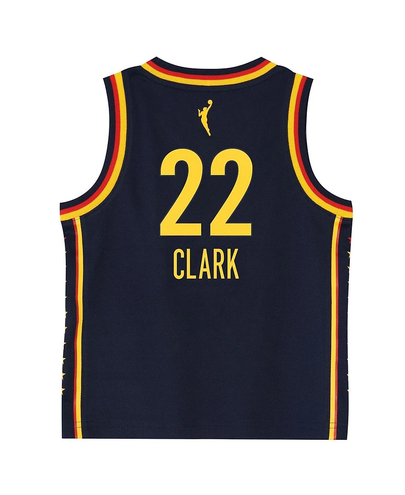 Nike Preschool Caitlin Clark Navy Indiana Fever Explorer Edition Victory Jersey