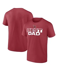 Logo Athletic Men's Cardinal Arizona Cardinals Best Dad T-Shirt