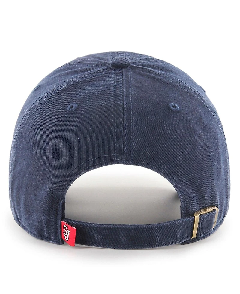 '47 Brand Men's Navy St. John's Red Storm Clean Up Adjustable Hat