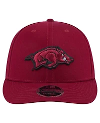 New Era Men's Cardinal Arkansas Razorbacks Low Profile 9FIFTY Snapback Hat