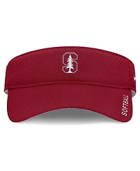 Nike Men's and Women's Cardinal Stanford Cardinal 2025 Dugout Softball Ace Performance Adjustable Visor Hat