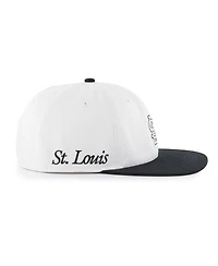 '47 Brand Men's White/Black St. Louis Cardinals Foundation Captain Snapback Hat