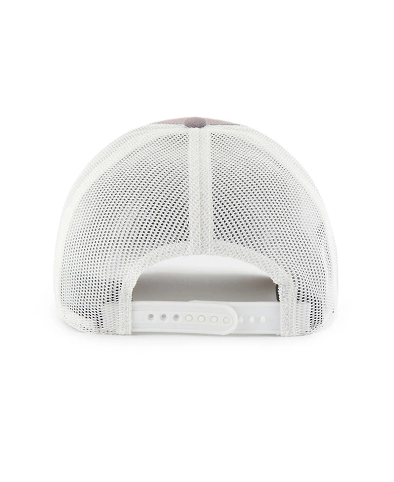 '47 Brand Men's Gray/White Arizona Diamondbacks Tide Sweep Rope Trucker Adjustable Hat
