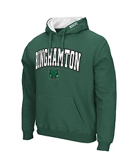 Colosseum Men's Green Binghamton Bearcats Arch Logo 3.0 Pullover Hoodie