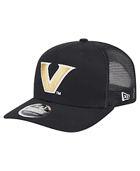 New Era Men's Black Vanderbilt Commodores Primary 9SEVENTY Trucker Stretch-Snap Hat