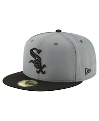 New Era Men's Gray Chicago White Sox 125th Anniversary 59FIFTY Fitted Hat