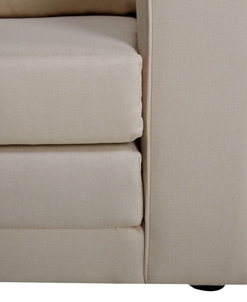 Gold Sparrow 52" Polyester Nova Convertible Loveseat Sleeper, Created for Macy's