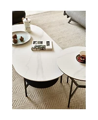 Streamdale Metal Accent End Table, Black, Small