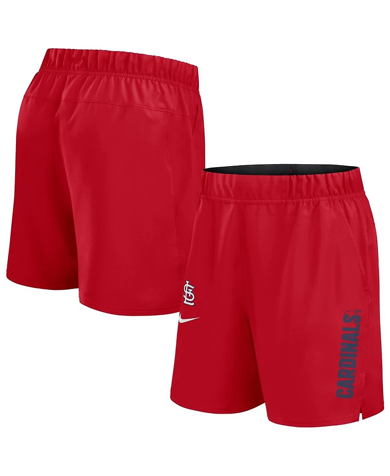 Nike Men's Red St. Louis Cardinals Woven Victory Performance Shorts