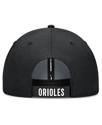 Nike Men's White/Black Baltimore Orioles Club Performance Adjustable Hat