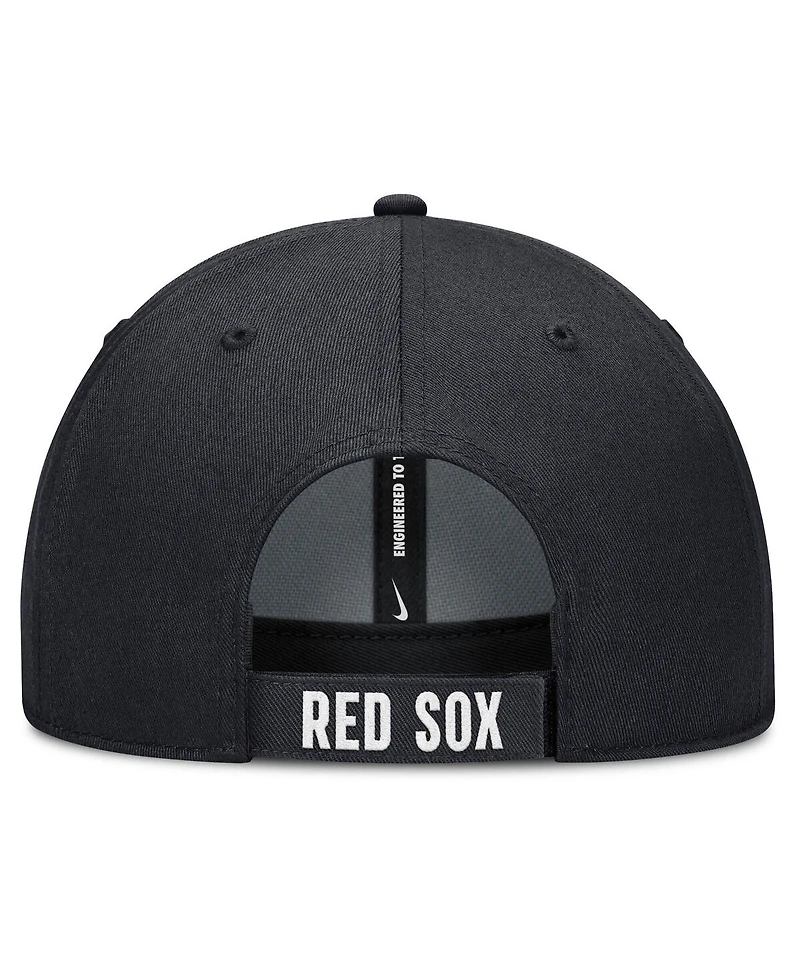 Nike Men's White/Navy Boston Red Sox Club Performance Adjustable Hat