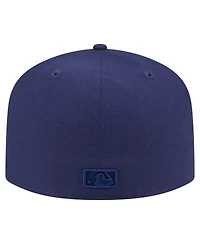 New Era Men's Navy Miami Marlins Color Pack A-Frame 59FIFTY Fitted Hat