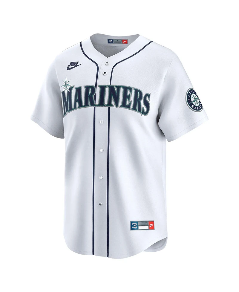 Nike Men's Edgar Martinez White Seattle Mariners Throwback Cooperstown Collection Limited Jersey