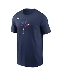 Nike Men's Navy Tampa Bay Rays Americana T-Shirt
