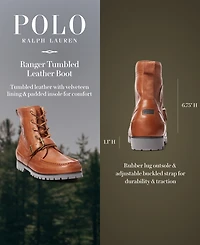 Polo Ralph Lauren Men's Ranger Tumbled Leather Boot