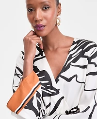 I.n.c. International Concepts Women's Printed Peplum Top, Exclusively at Macy's