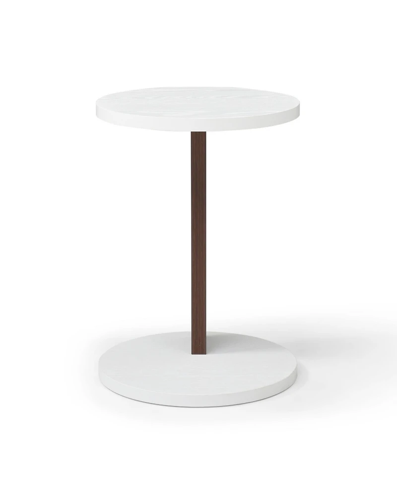 Streamdale 2-Tier Rotating Coffee Table with Drawers, Square and Swivel