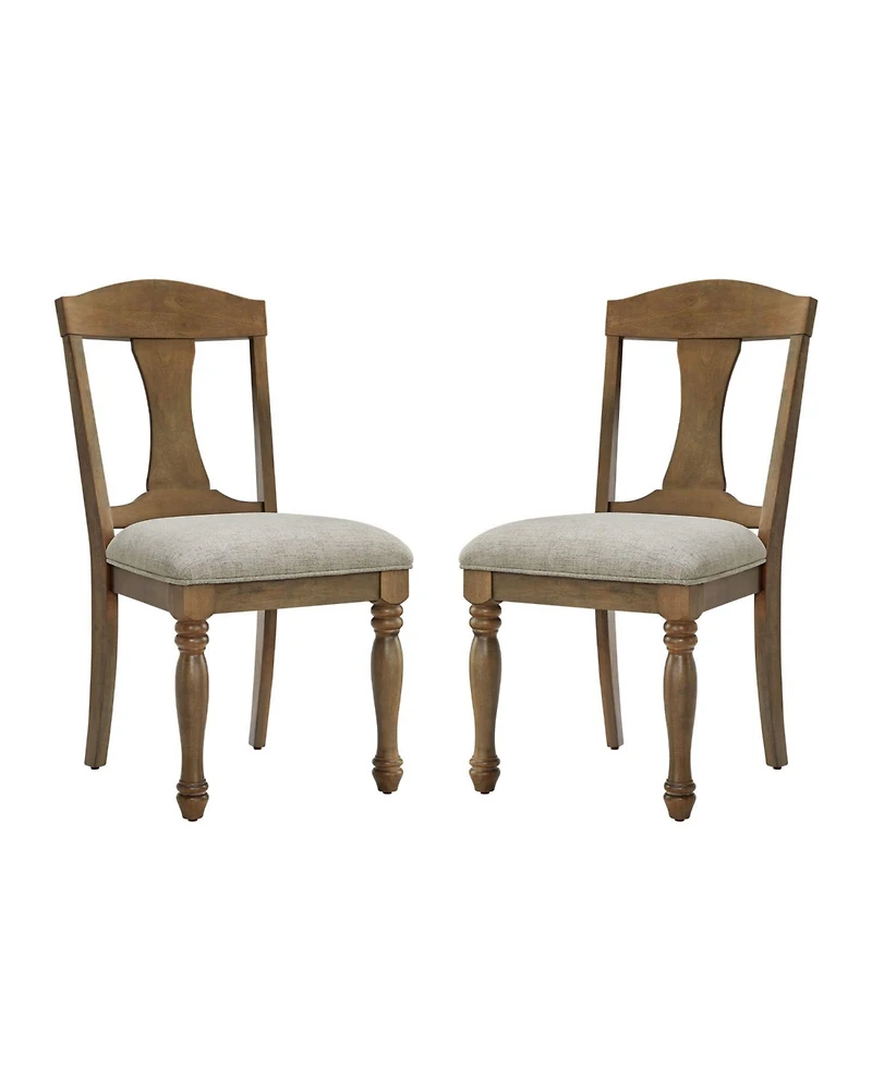 Streamdale Mid-Century Modern Upholstered Dining Chairs (Set of 2) for Kitchen, Living Room