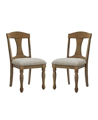 Streamdale Mid-Century Modern Upholstered Dining Chairs (Set of 2) for Kitchen, Living Room