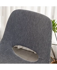 Streamdale Fabric Kitchen 28.25" Counter Height Stools, Set of 2, Gray