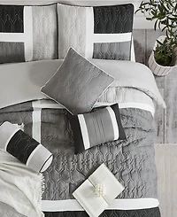 Stratford Park Natalia Colorblock 7-Pc. Comforter Set, California King