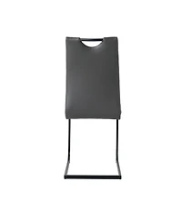 Streamdale Modern Upholstered Charcoal Dining Chair (Set of 4)