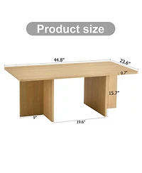 Streamdale Wood Coffee Table for Living Rooms and Bedrooms