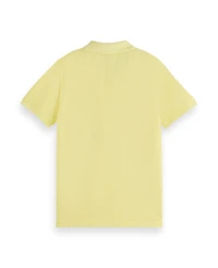 Scotch & Soda Little and Big Boys Garment Dyed Pique Polo Shirt