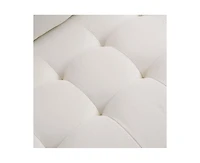 Streamdale 3-Seater High Resilience Modern Sofa, Wooden Frame Beige